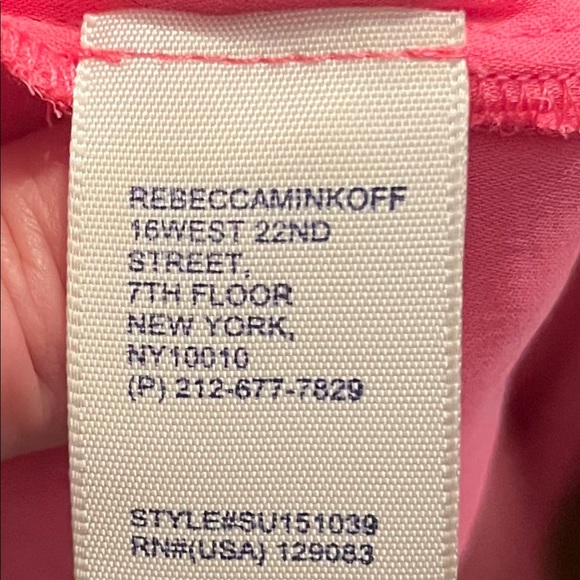 REBECCA MINKOFF SIZE 10 Pink Silk Dress - Picture 10 of 11